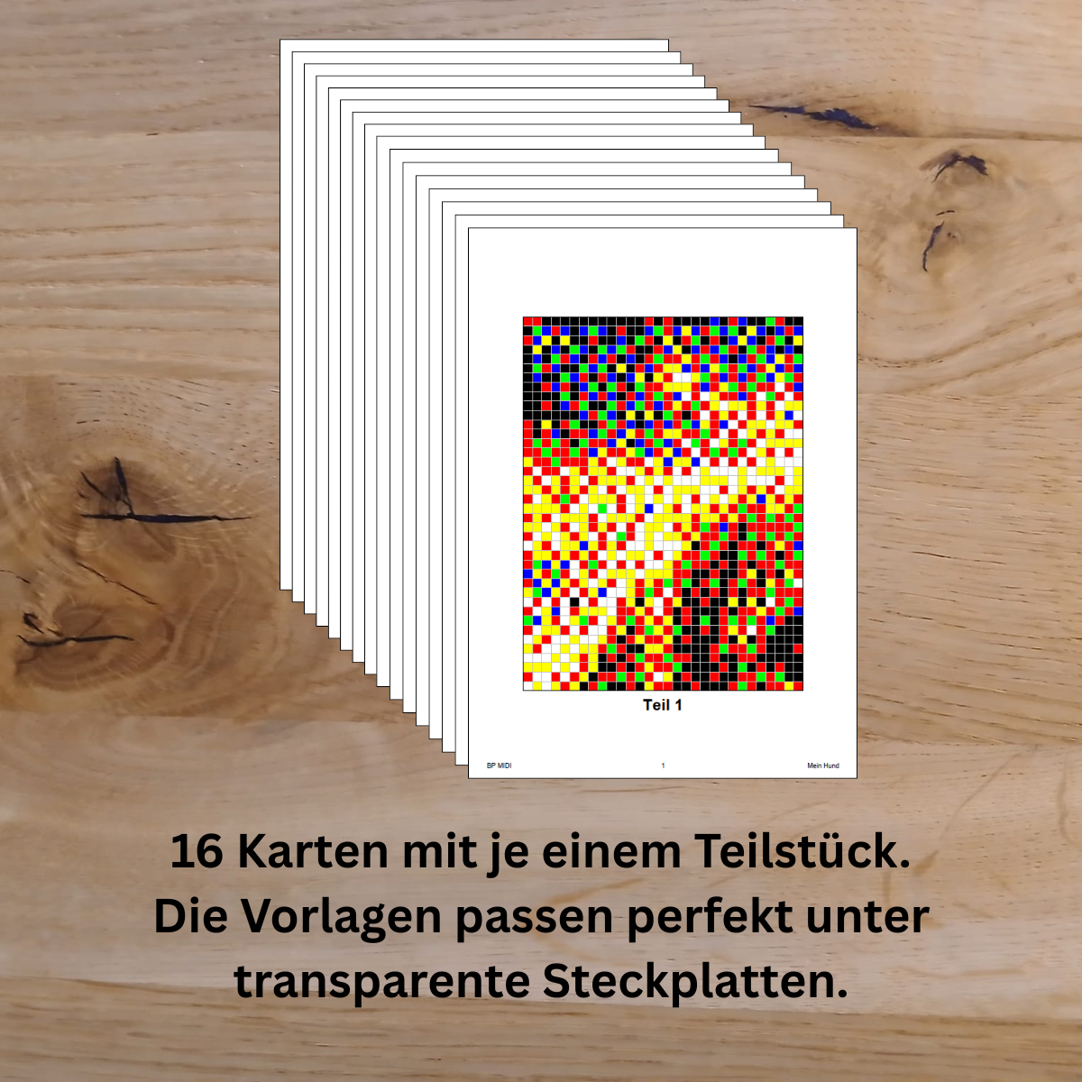 Bügelperlen-Kunstwerk – Maxi Vorschau