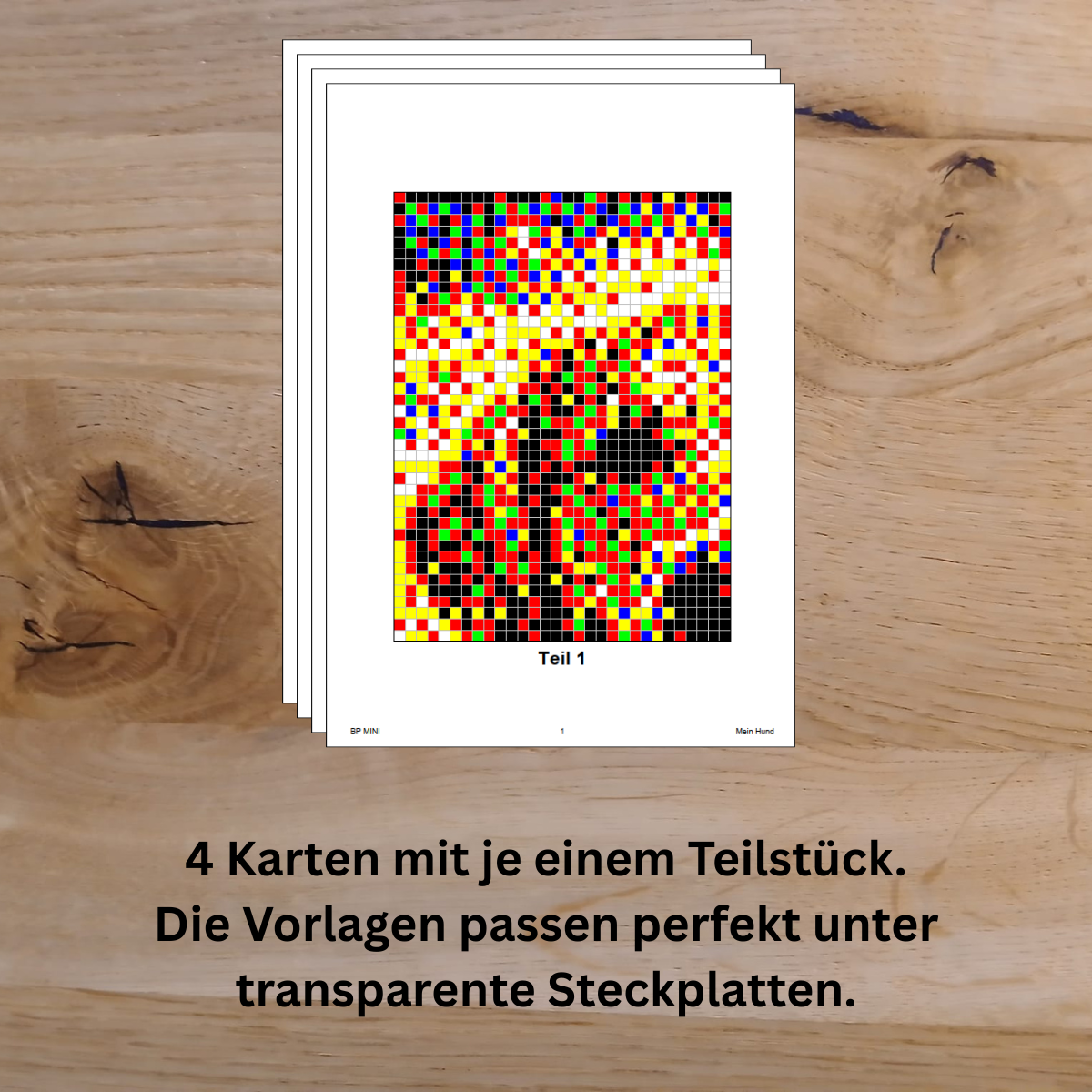 Bügelperlen-Kunstwerk – Mini Vorschau