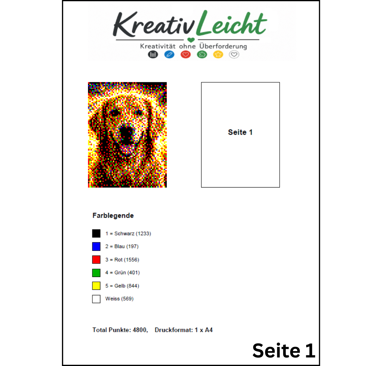 Malen nach Zahlen – ⬇️ PDF