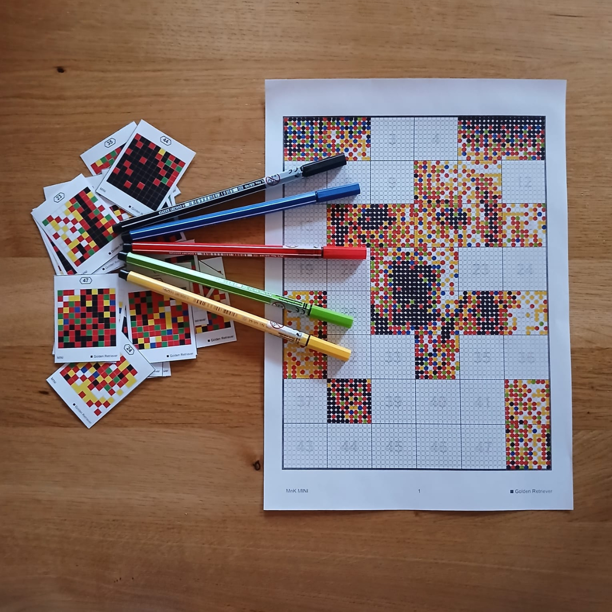 Malen nach Karten – 🎨 Kreativzeit